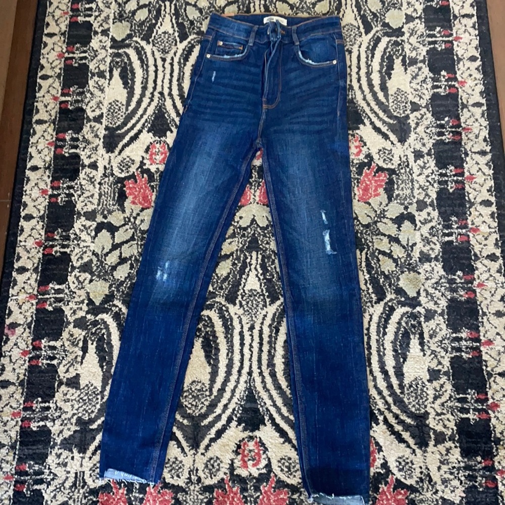 Zara Skinny Distressed Jeans